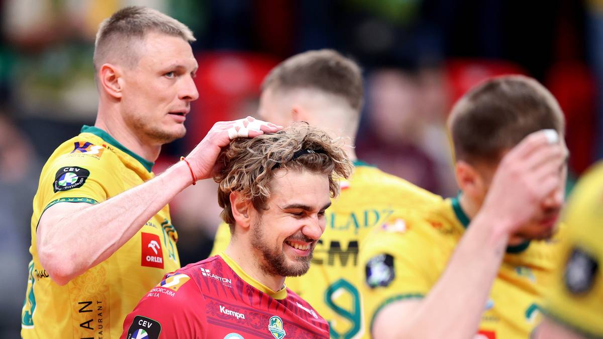 Siatkarze ZAKSA Kędzierzyn-Koźle i Aluron CMC Warta Zawiercie podczas meczu play-off PlusLigi.