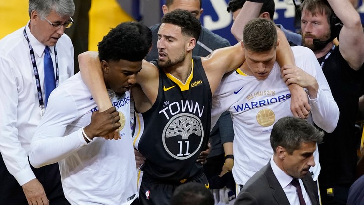 NBA: Warriors poważnie osłabieni. Początek sezonu bez Thompsona