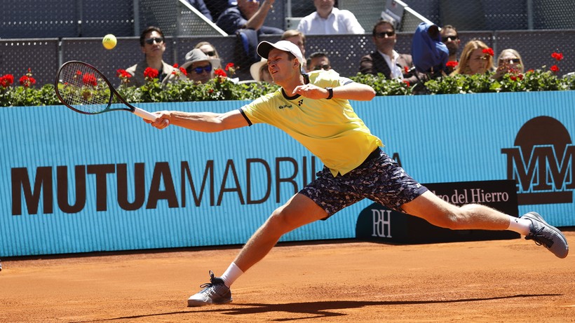 ATP w Rzymie: Hubert Hurkacz po wyrównanym meczu awansował do następnej rundy debla