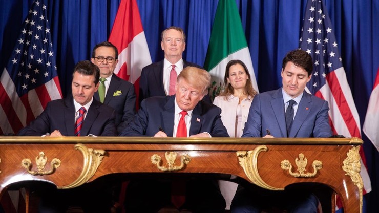 Koniec z układem NAFTA. Przywódcy USA, Kanady i Meksyku podpisali nową umowę