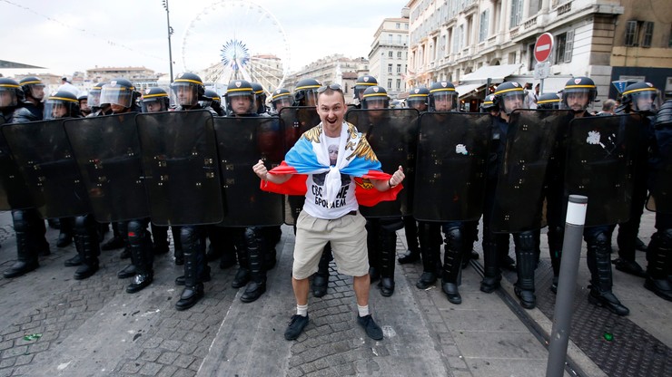Euro 2016: Policja chce deportować rosyjskich kibiców