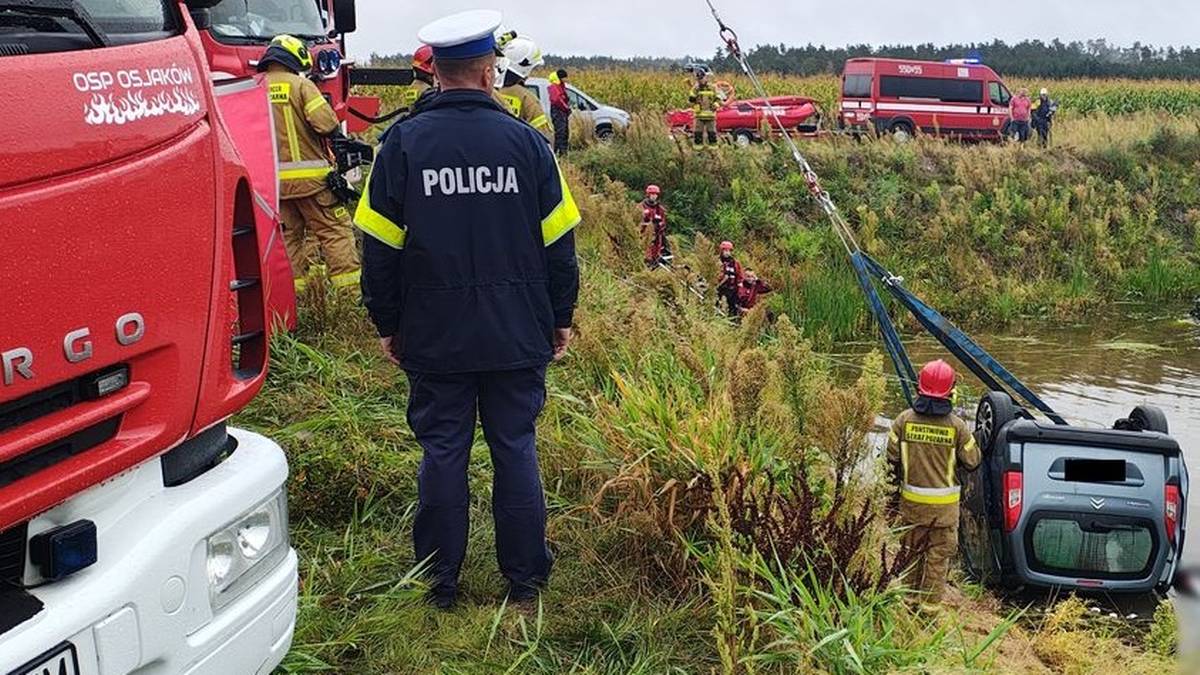 Tragedia pod Wieluniem. Zginęli dwaj druhowie OSP