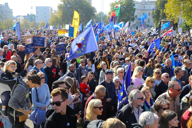 Wielki marsz przeciwników Brexitu w Londynie