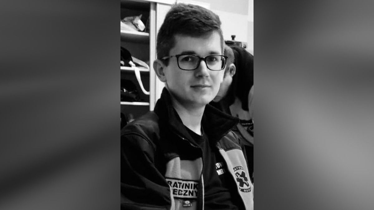 Kalisz. Nie żyje 29-letni ratownik medyczny Marcin Dominiak. Zmarł nagle na urlopie