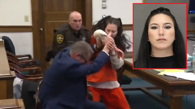USA: Oskarżona o odcięcie głowy swojemu kochankowi zaatakowała w sądzie własnego obrońcę