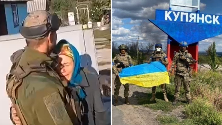 Ukraina. Kontrofensywa i wyzwalane terytoria. Łzy radości mieszkańców