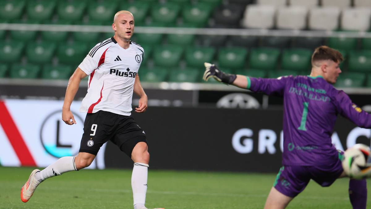 Legia Warszawa - Caernarfon Town FC. Skrót meczu (WIDEO)