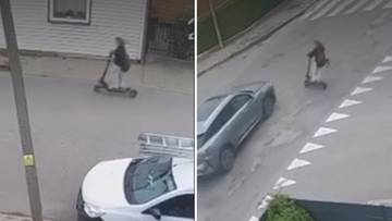 Nawet się nie obejrzała. 13-latka na hulajnodze wjechała wprost pod auto