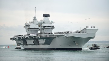 Największy okręt brytyjskiej marynarki przecieka. Niedawno wprowadzono do służby