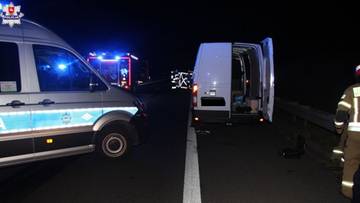 Ojciec i syn zginęli podczas zmiany koła. Tragiczny wypadek w Lubelskiem