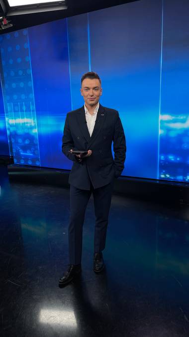 Eugeniusz Diaczkow jest prezenterem Wydarzeń 24