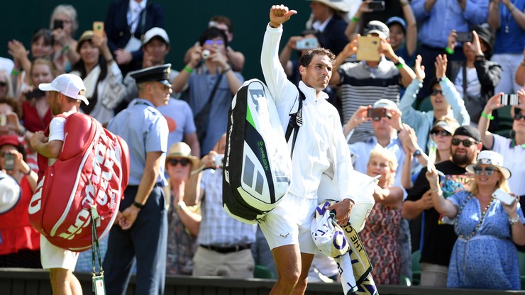 Wimbledon: Rafael Nadal w drugiej rundzie