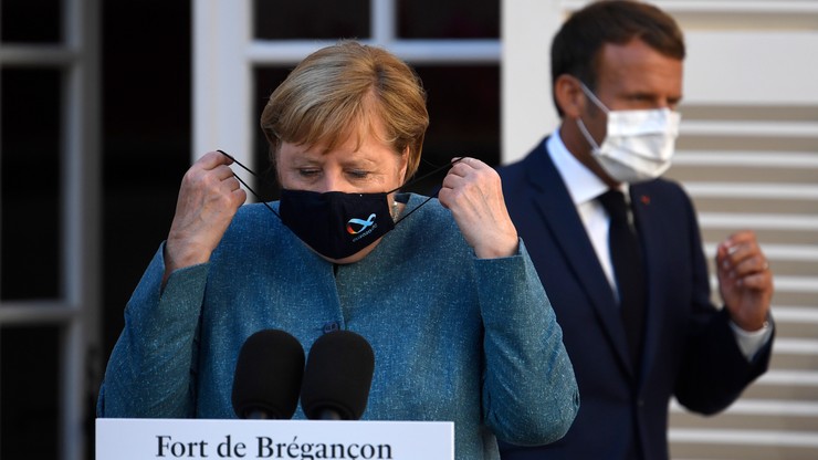 Merkel i Macron ramię w ramię. Mówią o Białorusi