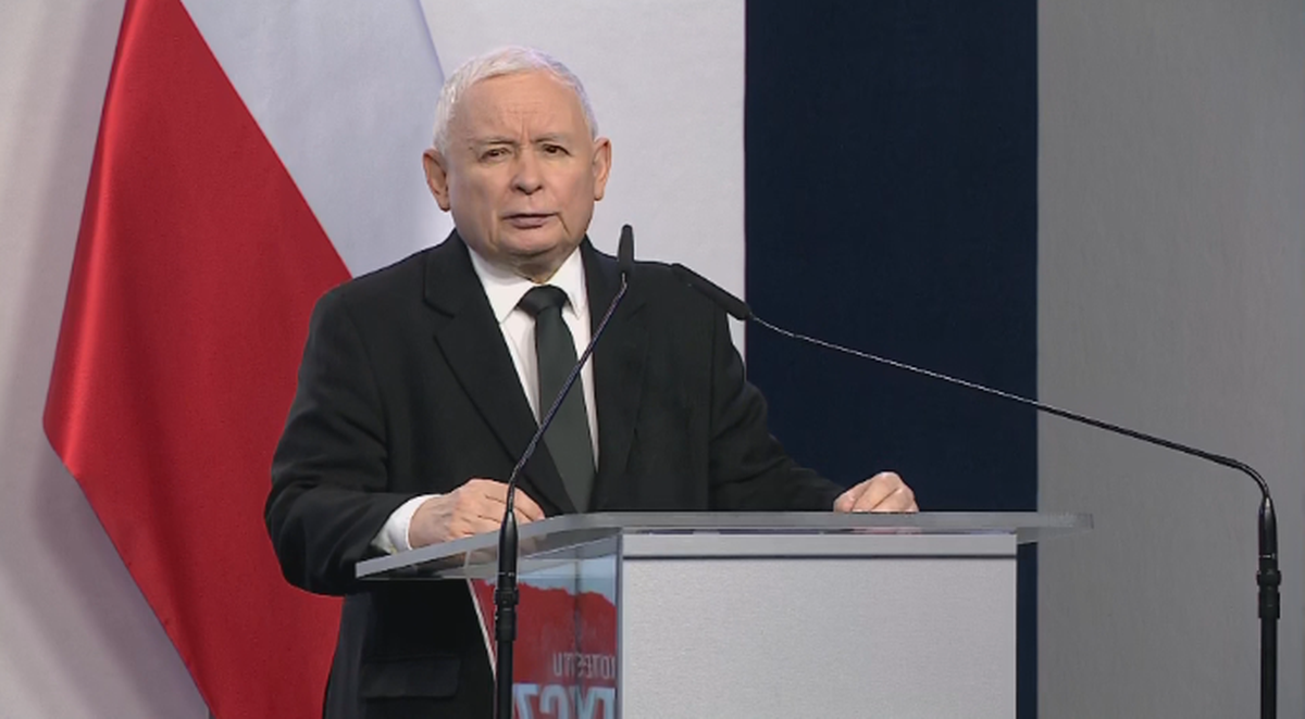 J. Kaczyński o "geście Kozakiewicza" pokazanym w Sejmie przez M. Kamińskiego: Nie widziałem tego