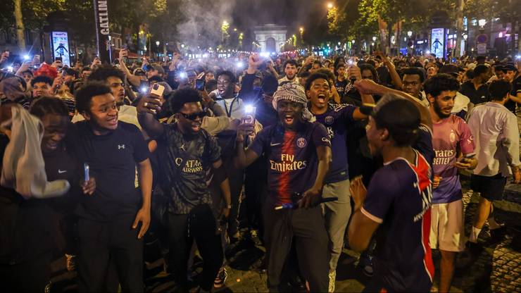 Paryż po finale Ligi Mistrzów 2024/2025