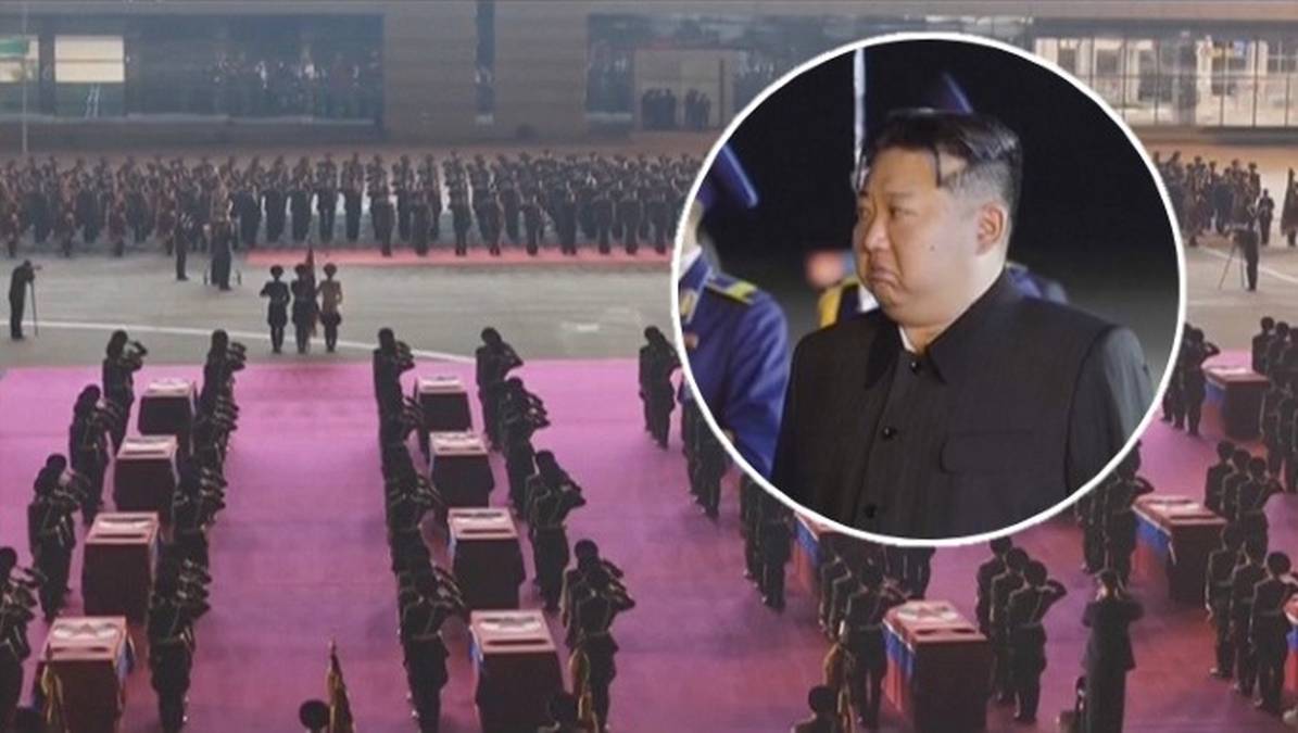 Poległych liczy się już w tysiącach. Korea Północna żegna poległych w wojnie na Ukrainie