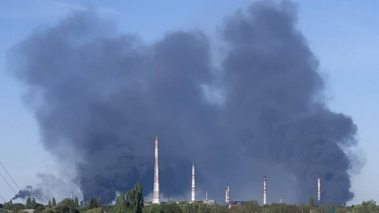 Wojna w Ukrainie. Rosjanie zaatakowali rafinerię w obwodzie połtawskim