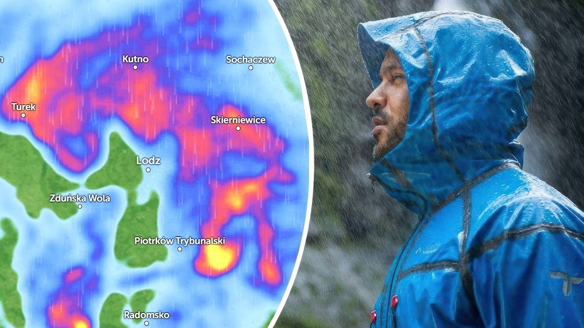 Deszcze zmieniają swój rodzaj. Fot. wxcharts.com