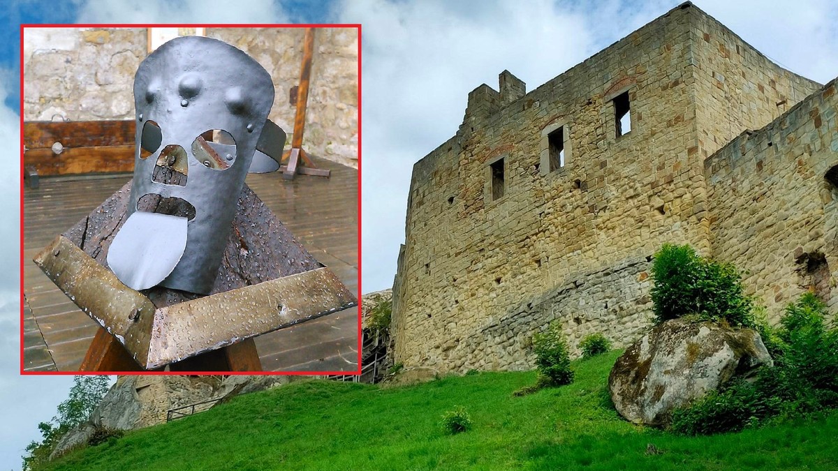 Podkarpacie: Maska hańby skradziona z zamku Kamieniec. Tam rozegrała się akcja "Zemsty"