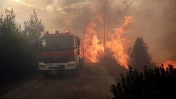 Grecja walczy z pożarami. Co najmniej 20 osób nie żyje
