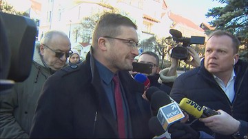 Zawieszony sędzia Juszczyszyn przyszedł do sądu. Jego sprawa spadła z wokandy