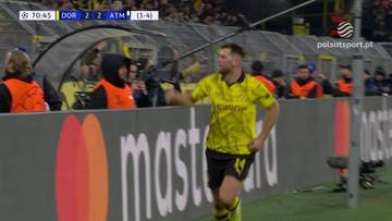 Borussia Dortmund - Atletico Madryt. Gol Niclasa Fullkruga