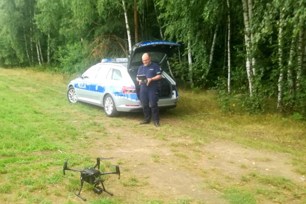 Policyjny dron użyty w poszukiwaniach chłopców z Rawy Mazowieckiej