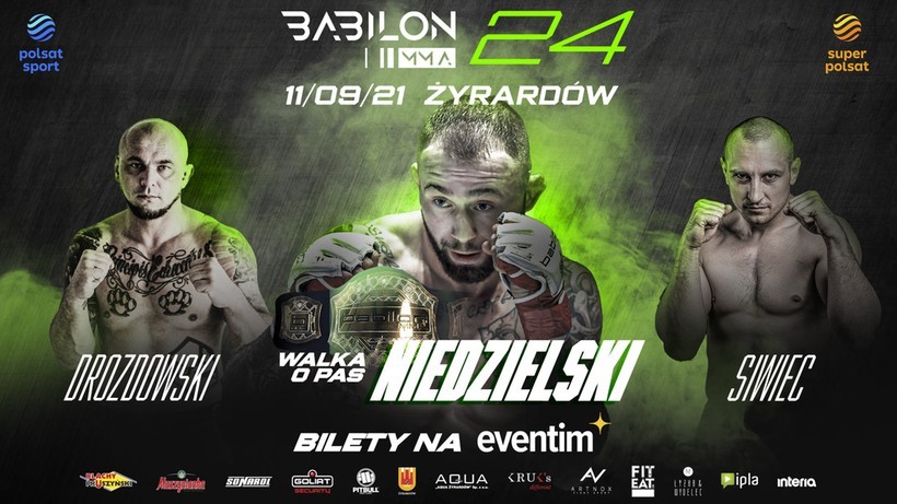 Babilon MMA 24: Piotr Niedzielski i Ivan Vulchin zawalczą w walce wieczoru o pas kategorii lekkiej