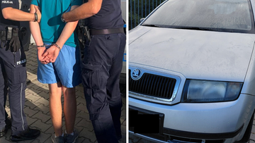 Horror na stacji paliw. 22-latek potrącił mężczyznę i uciekł