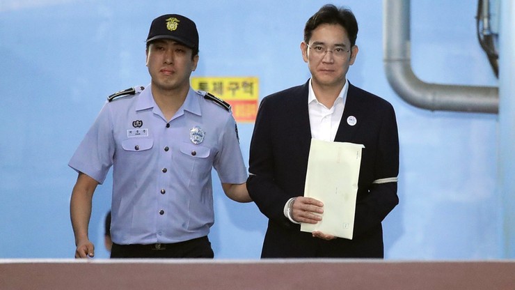 Pięć lat więzienia dla szefa Samsunga za łapownictwo