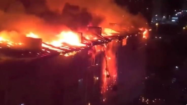 Rosja: pożar bloku w Krasnodarze. Spłonęło niemal 90 mieszkań