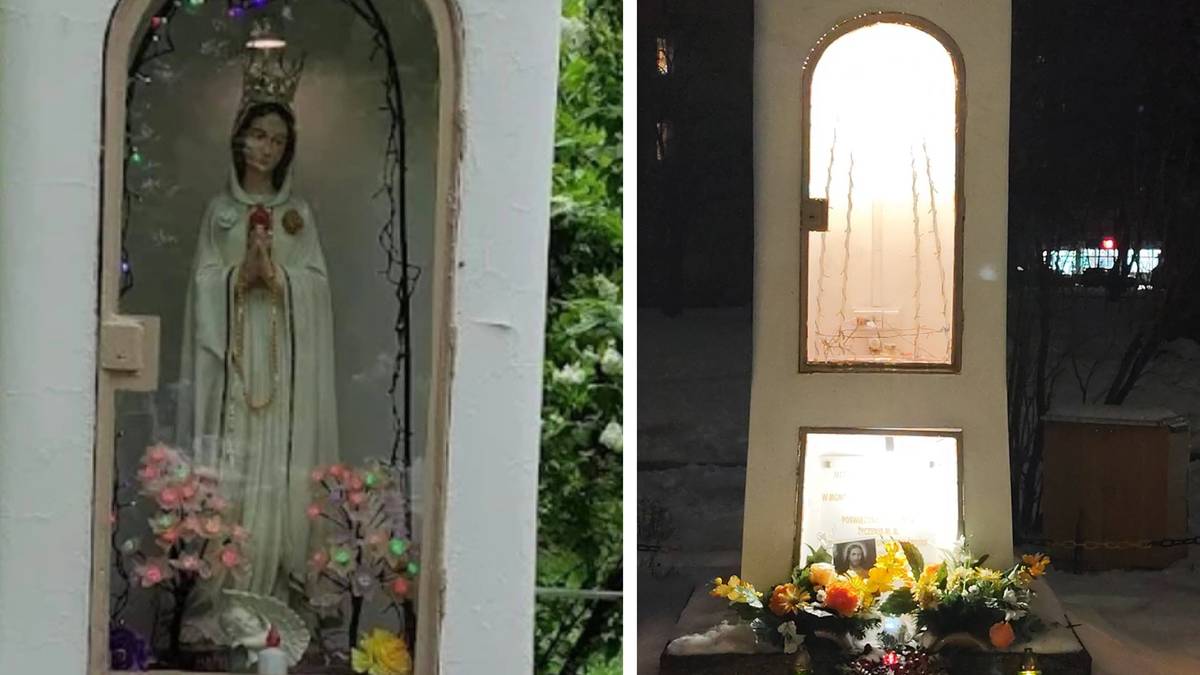 Nietypowa kradzież w Warszawie. Zniknęła figura Matki Bożej