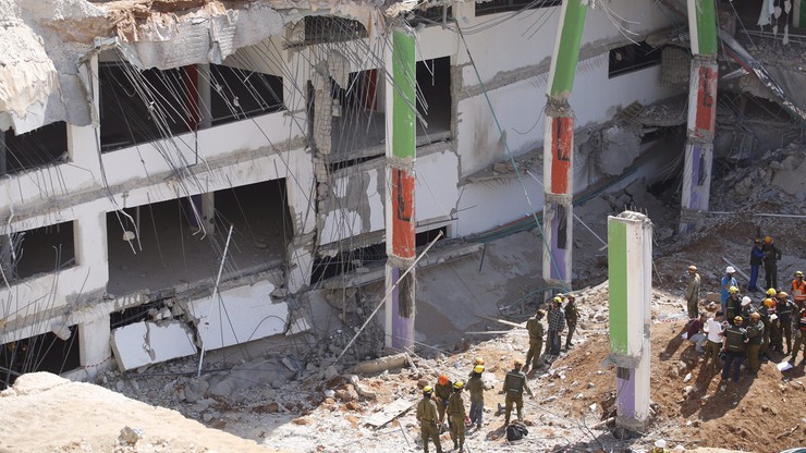 Katastrofa budowlana w Tel Awiwie. Wielu rannych, media informują o dwóch ofiarach