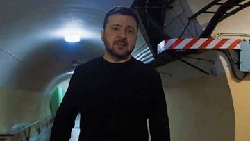 Zełenski w czwartą rocznicę wybuchy wojny. 