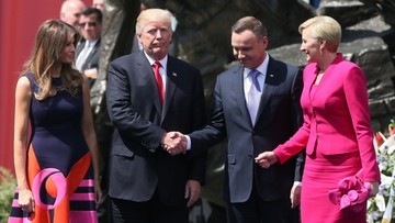 Prezydent: moja żona uścisnęła rękę pani i pana Trump. Walczmy z "fake newsami"