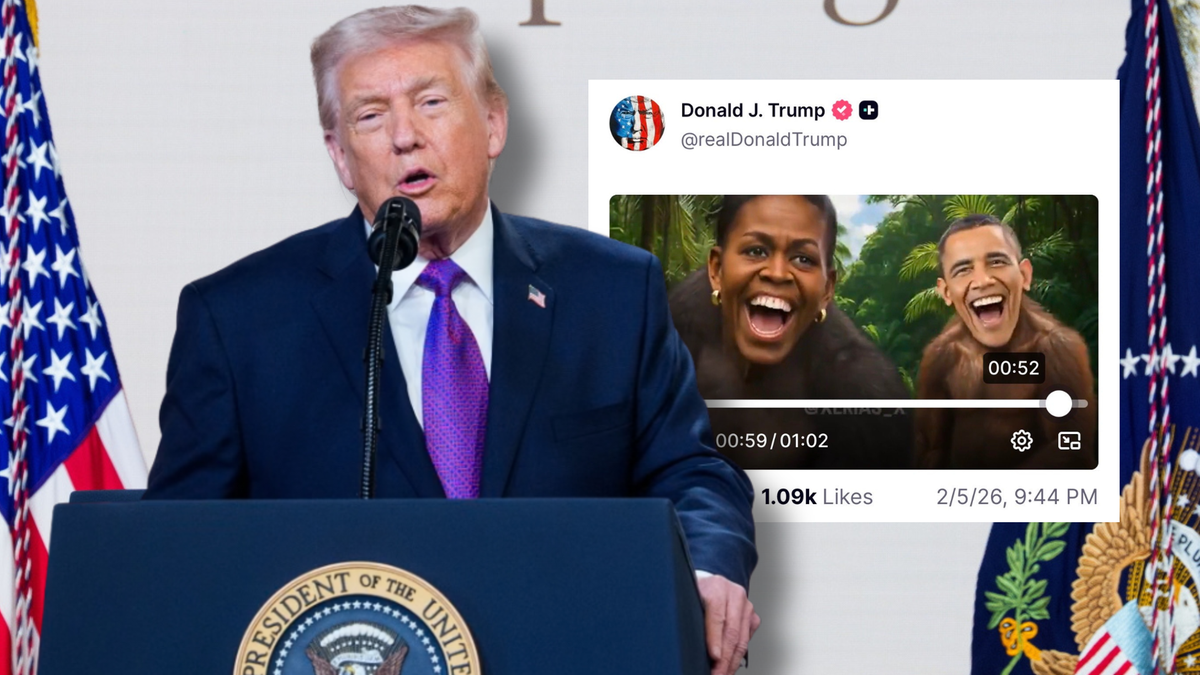 Szokujący film z Obamami. Trump wywołał falę oburzenia