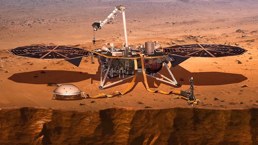 26.11.2018 22:00 Sonda InSight pomyślnie wylądowała na powierzchni Czerwonej Planety