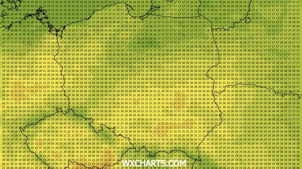Do niedzieli temperatury w wielu miejscach jeszcze nieco przekroczą próg 20 stopni