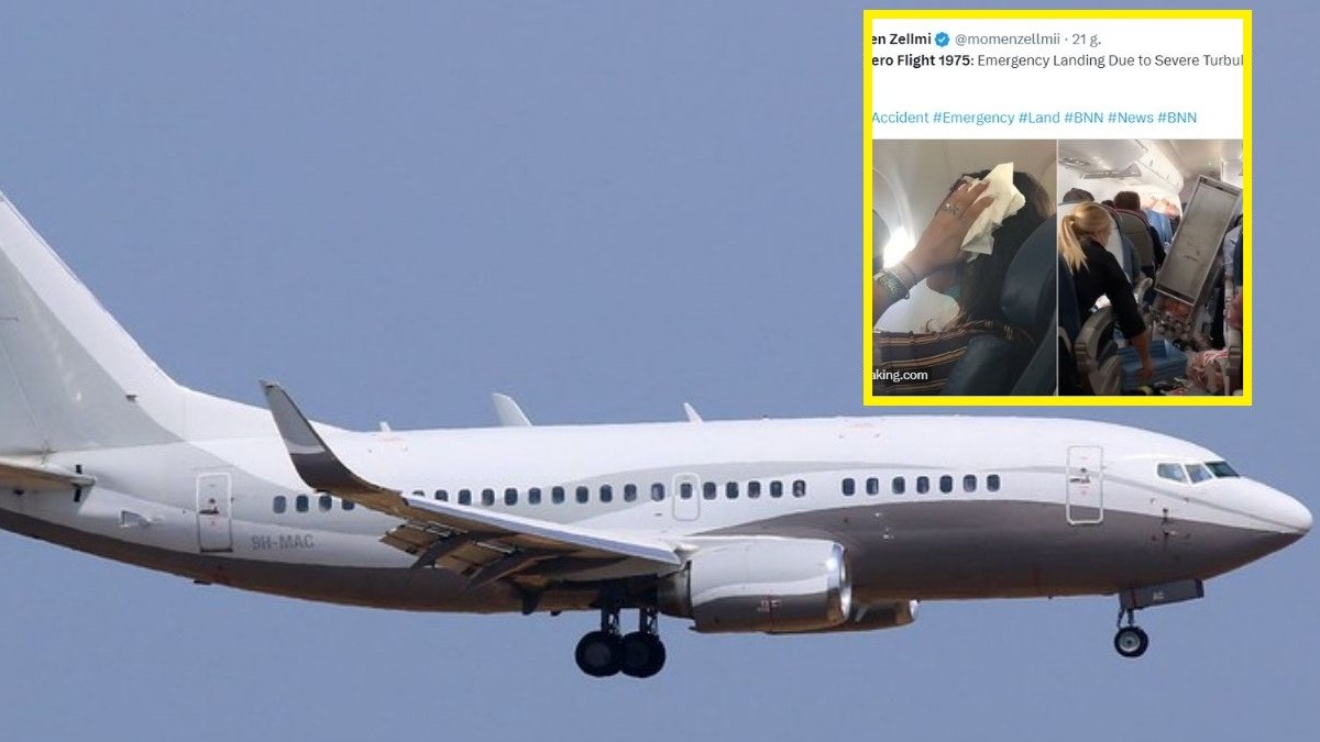 Samolot lądował awaryjnie po silnych turbulencjach. 11 pasażerów trafiło do szpitala