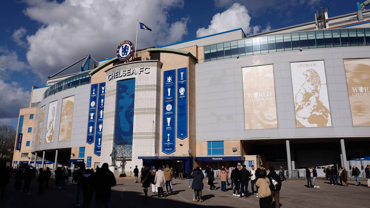 Stadion Stamford Bridge należący do klubu Chelsea FC.