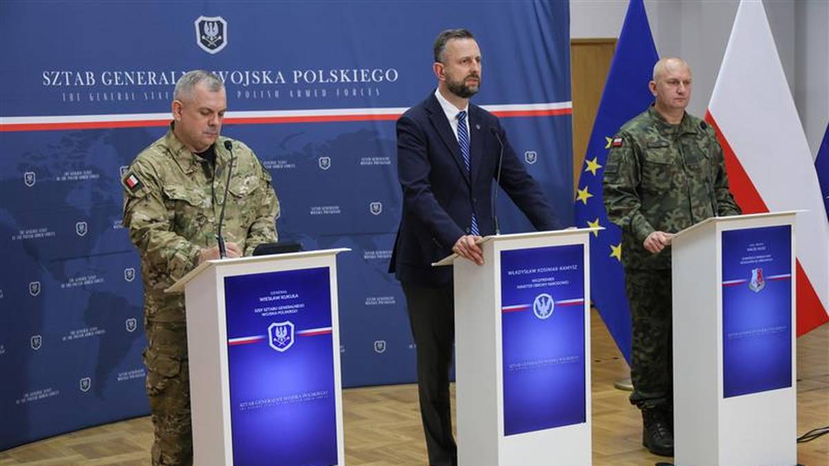 "Dwukrotne naruszenie przestrzeni Polski". Sztab Generalny ujawnia