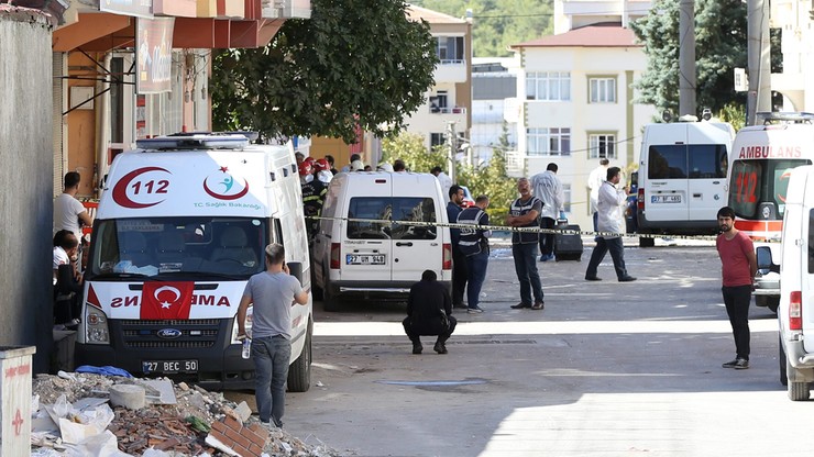 Trzej tureccy policjanci zginęli w zamachu w Gaziantep