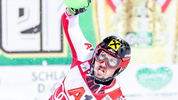 Alpejski PŚ: Niesamowity Hirscher rządził w slalomie w Schladming