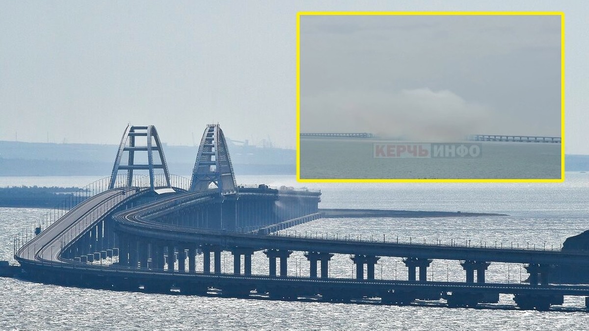El puente de Crimea está cerrado.  La Potencia Ocupante informa sobre los «ejercicios»