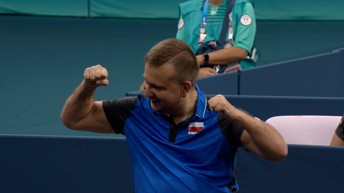 Tak jest! Rafał Czuper wywalczył złoty medal w tenisie stołowym