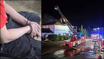 Policjanci zatrzymali 25-latka, podejrzanego o podpalenie restauracji przy ulicy Marii Skłodowskiej-Curie w Piekarach �