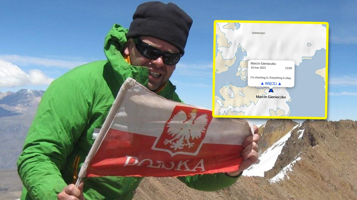 Norwegia: Podróżnik Marcin Gienieczko uwięziony na Svalbardzie. Trwa akcja ratunkowa