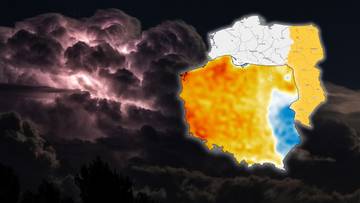 Kurtyna wody przesłoni dużą część Polski. Burze opanują wiele regionów