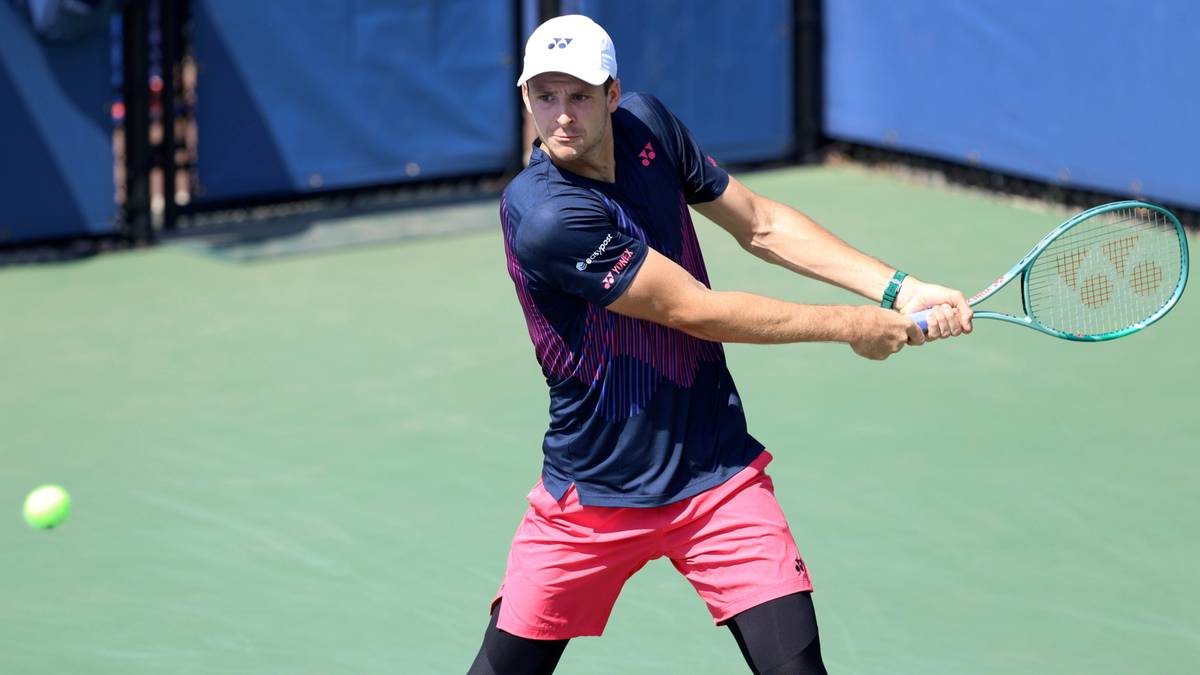 Nie było łatwo! Zwycięstwo Huberta Hurkacza w pierwszej rundzie US Open