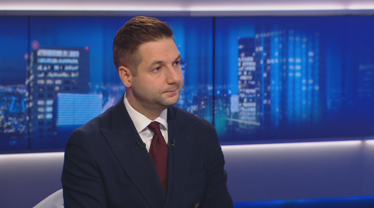Patryk Jaki w programie "Gość Wydarzeń". Transmisja w Polsat News